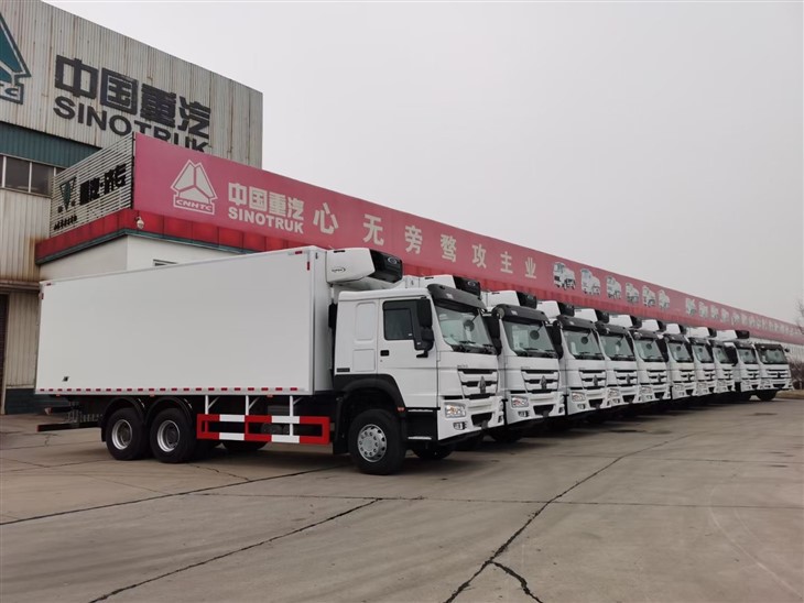 New Sinotruk HOWO 6×4 Refrigerated Truck