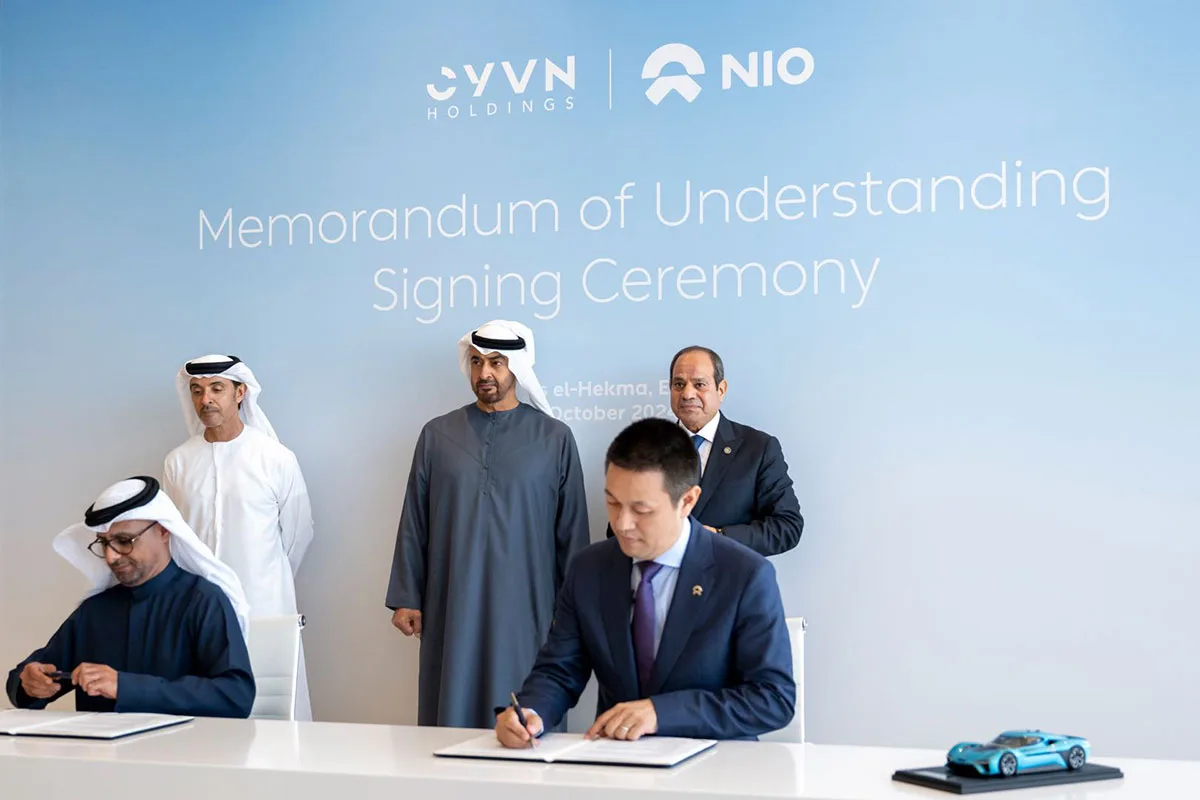 تسريع العولمة: NIO تدخل سوق الشرق الأوسط وشمال أفريقيا